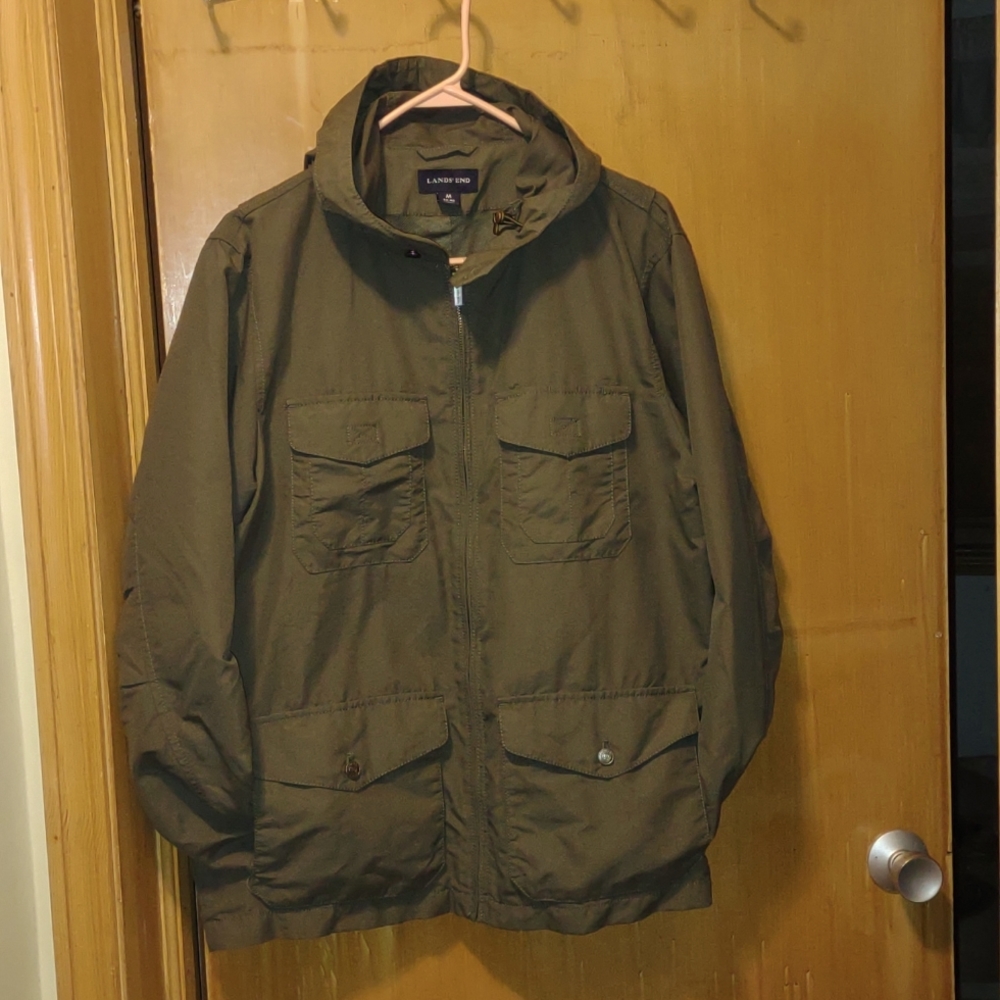 Land end raincoat